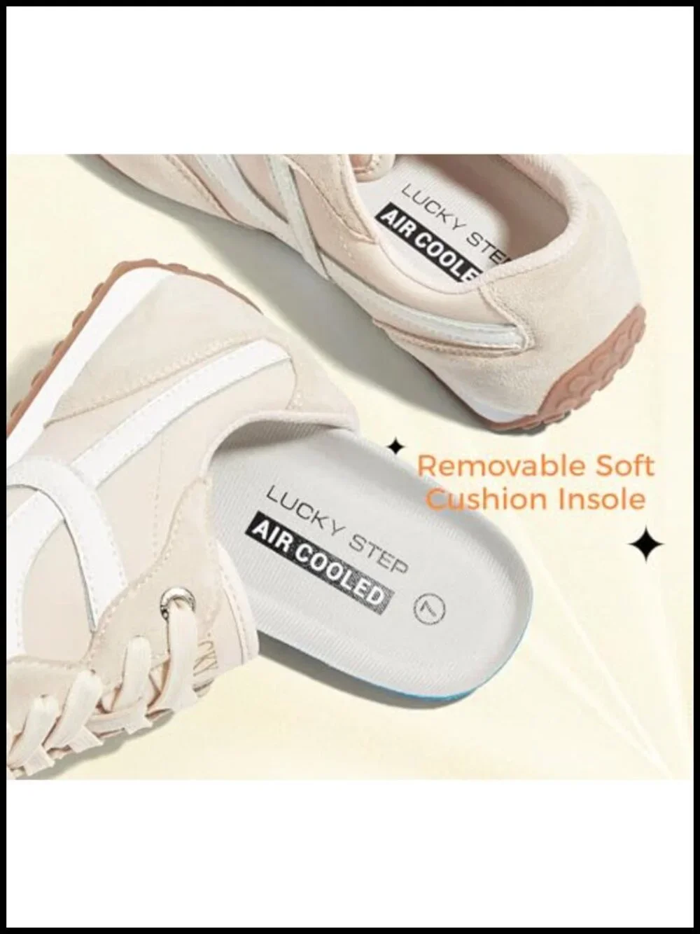 Women's Retro Fashion Sneakers - PU Leather & Suede - Non Slip Cushion Walking